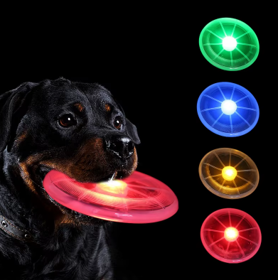 Lichtgevende Hondenfrisbee – Onbeperkt speelplezier, zelfs 's nachts