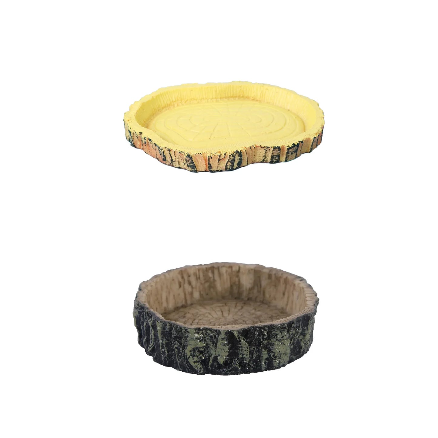 Bol en Résine pour Reptiles – Imitation Bois ou Roche, Terrarium