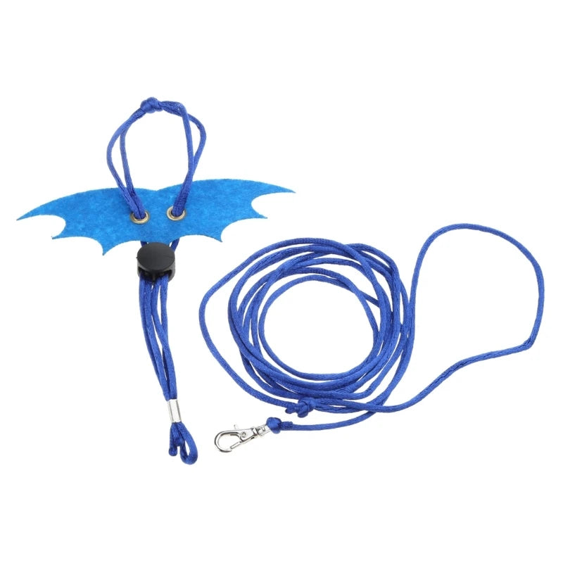 Harnais & Laisse pour Dragon Barbu — Ailes Décoratives, Taille S/M