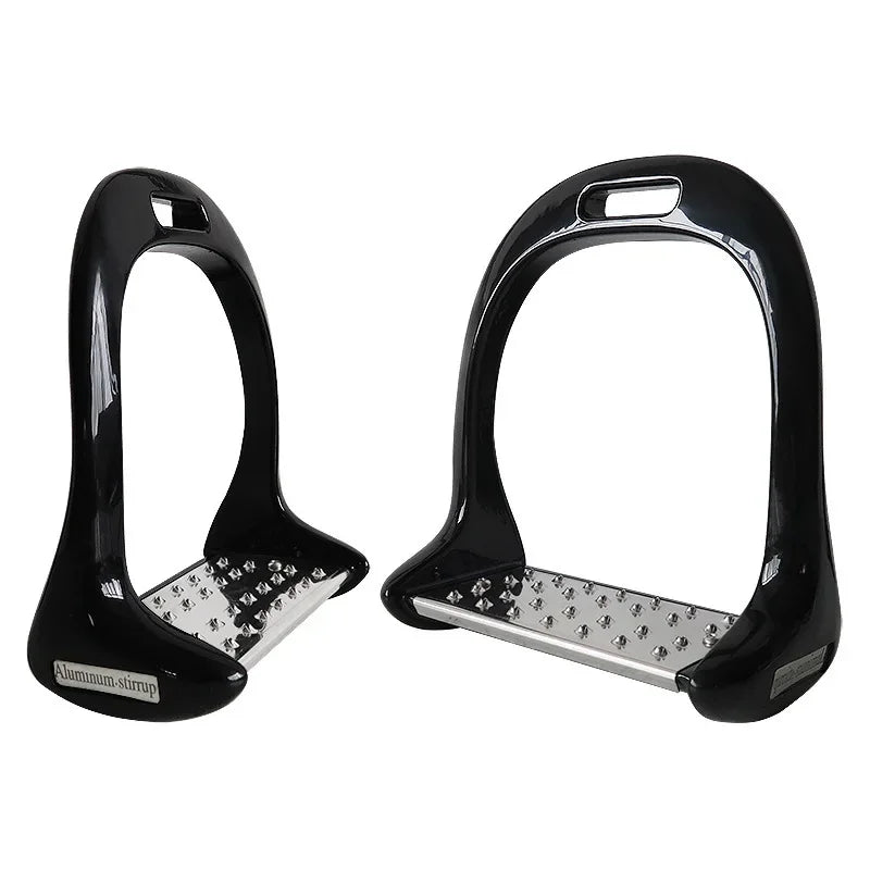 1 paar antislip stijgbeugels van aluminiumlegering voor paarden, voor ruiterveiligheid en buitensporten.