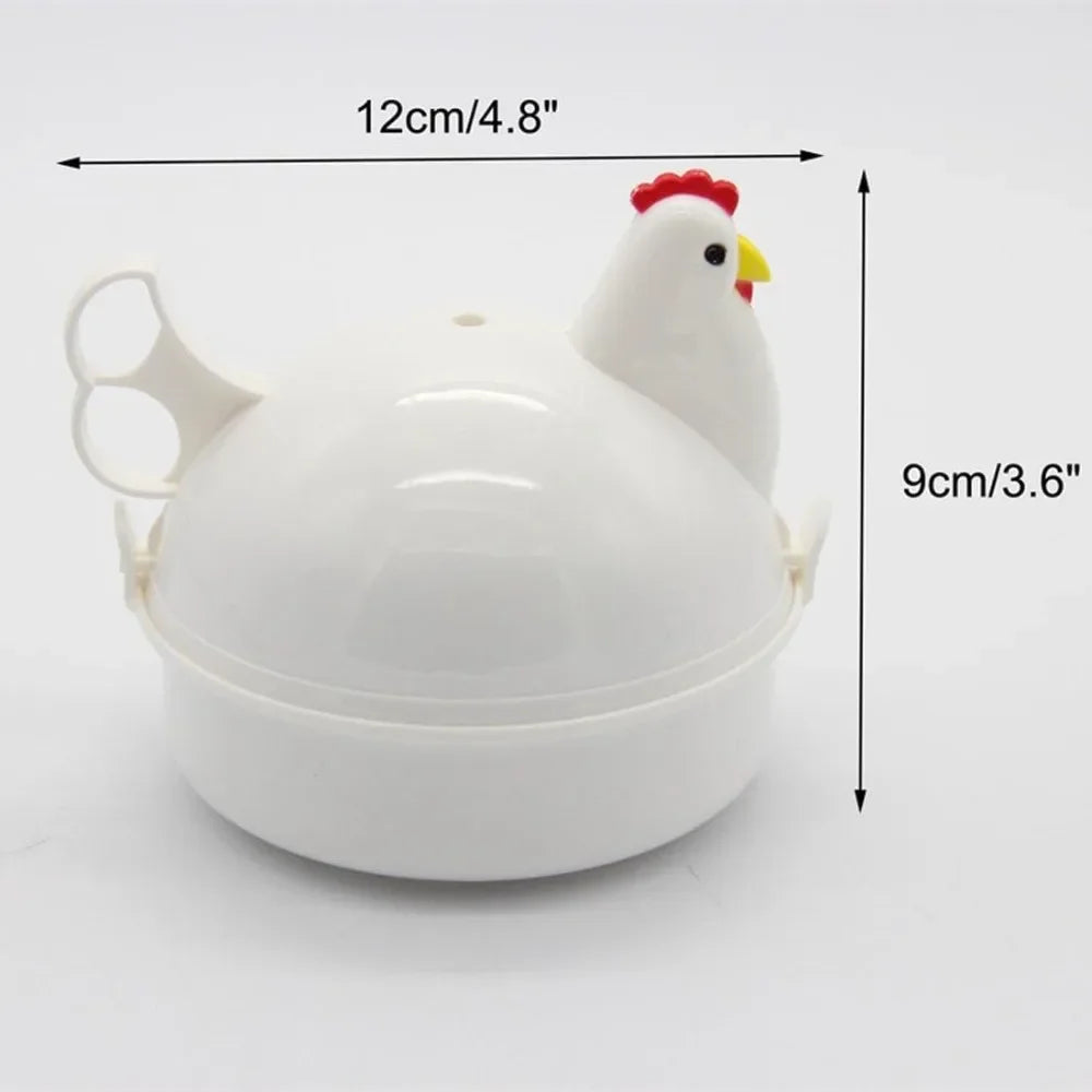 Cuiseur à Œufs Micro-ondes en Forme de Poulet – 4 Œufs