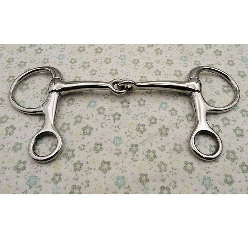 Mors Western en Inox avec Rouleaux en Cuivre – Style Cow-boy