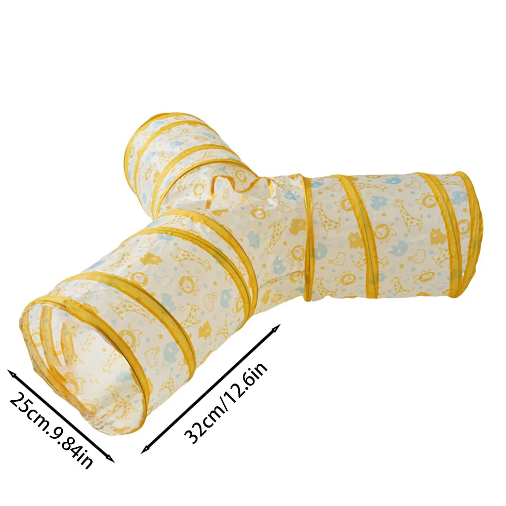 Tunnel pliable pour chat et chiot
