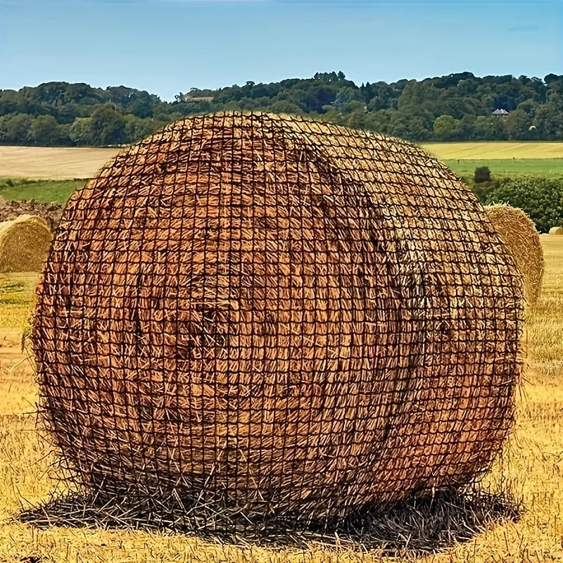 Filet à foin rond 1,5 m x 1,5 m – Alimentation lente pour chevaux et bétail
