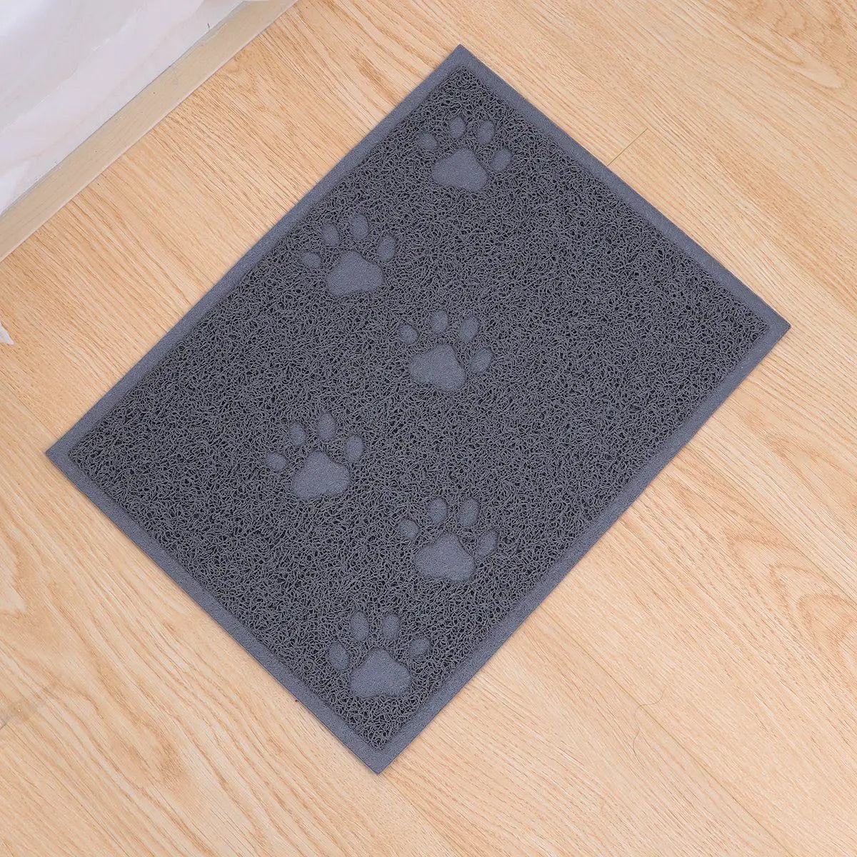 Kattenbakmat 30x40cm, gemakkelijk schoon te maken, gemaakt van waterdicht en stijlvol PVC, wasbaar en ideaal voor het reinigen van huisdieren.