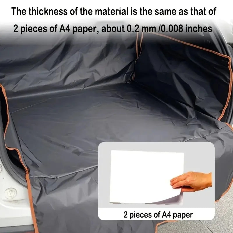 Duurzame polyester kofferbakmat voor huisdieren - Antislip, krasbestendig en gemakkelijk schoon te maken, voor SUV's en auto's, veiligheidsmat voor huisdieren