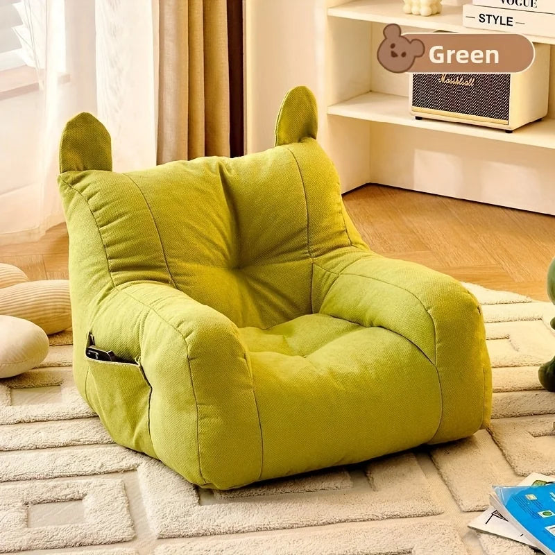 Canapé-lit lavable pour chat — motif dessin animé