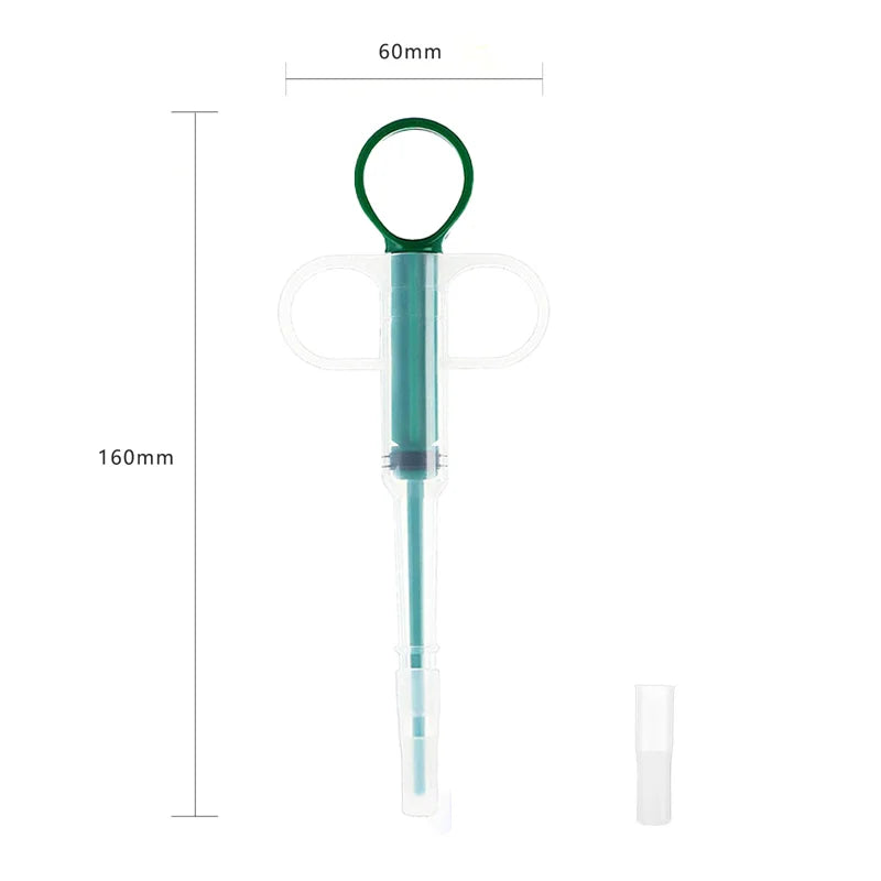Distributeur de Médicaments pour Chat & Chien – PP + Silicone, 16 cm