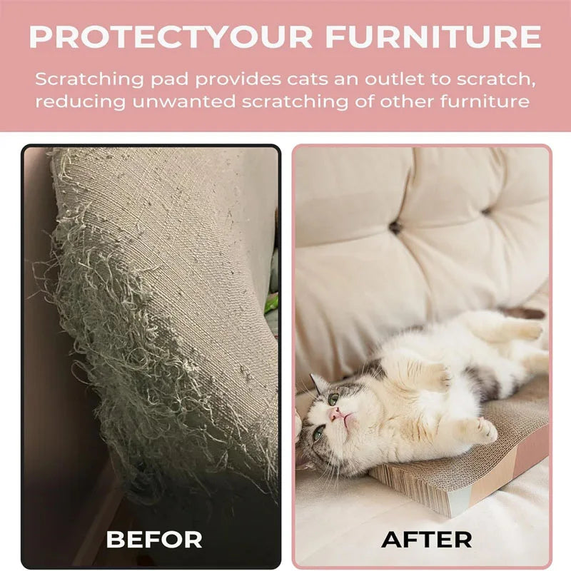 Grattoirs résistants pour chats, protection des meubles, anti-griffures, aiguiseur de griffes pour canapé, accessoires, jouets pour lit et articles pour chats