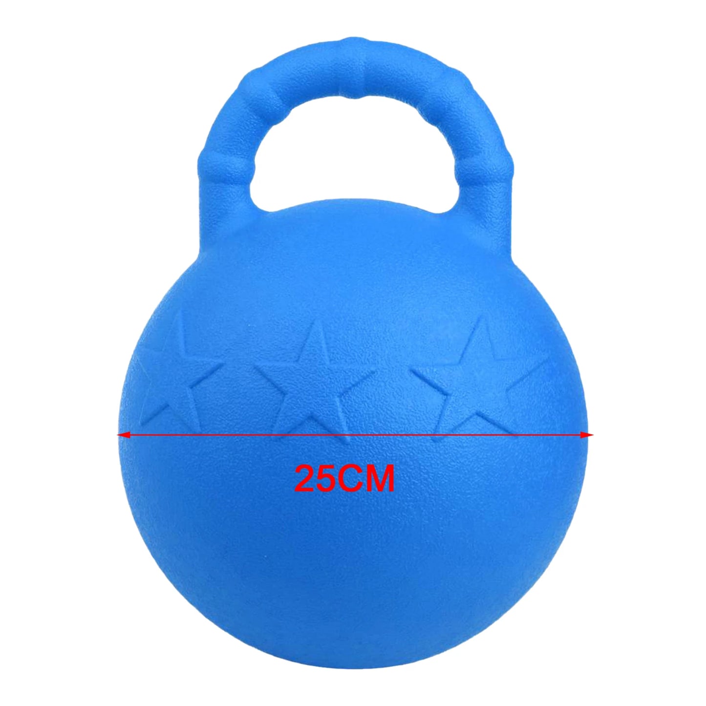 Balle de Jeu en Caoutchouc pour Cheval  — 25 cm, Parfumée, Gonflable