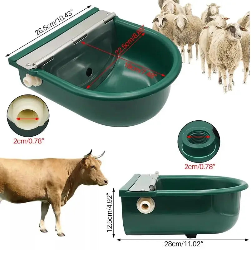 Abreuvoir à flotteur automatique pour animaux de ferme
