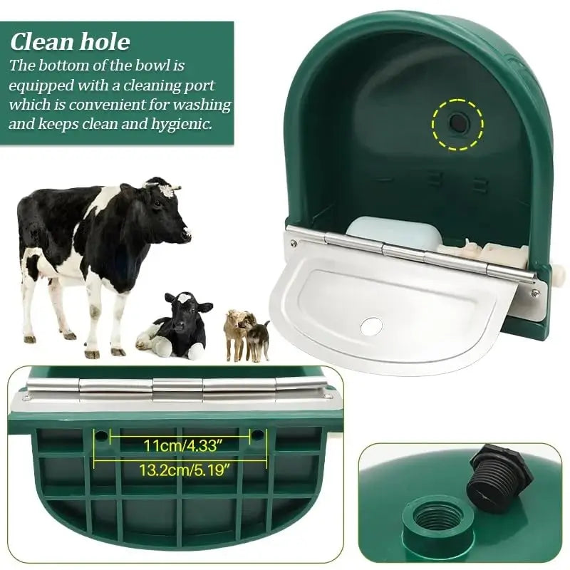 Abreuvoir à flotteur automatique pour animaux de ferme