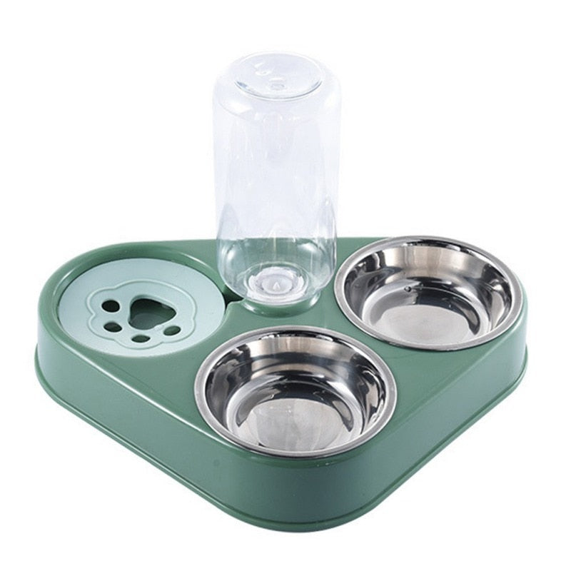 Gamelle double inox 500 ml avec bouteille automatique