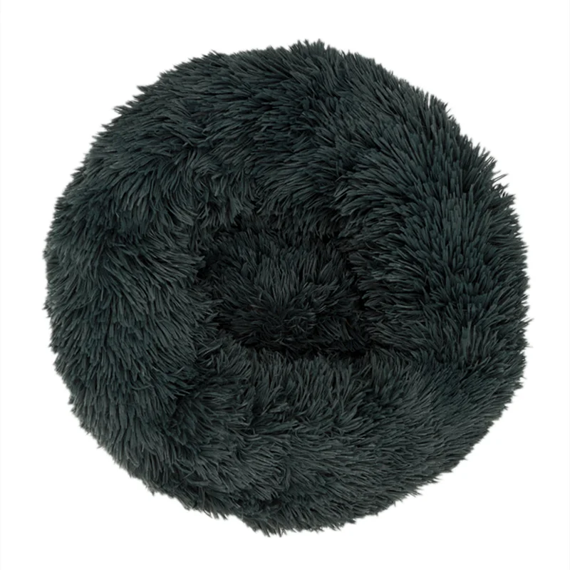 Lit Donut Apaisant pour Chien & Chat — Rond, Moelleux, Tailles XS à 110 cm