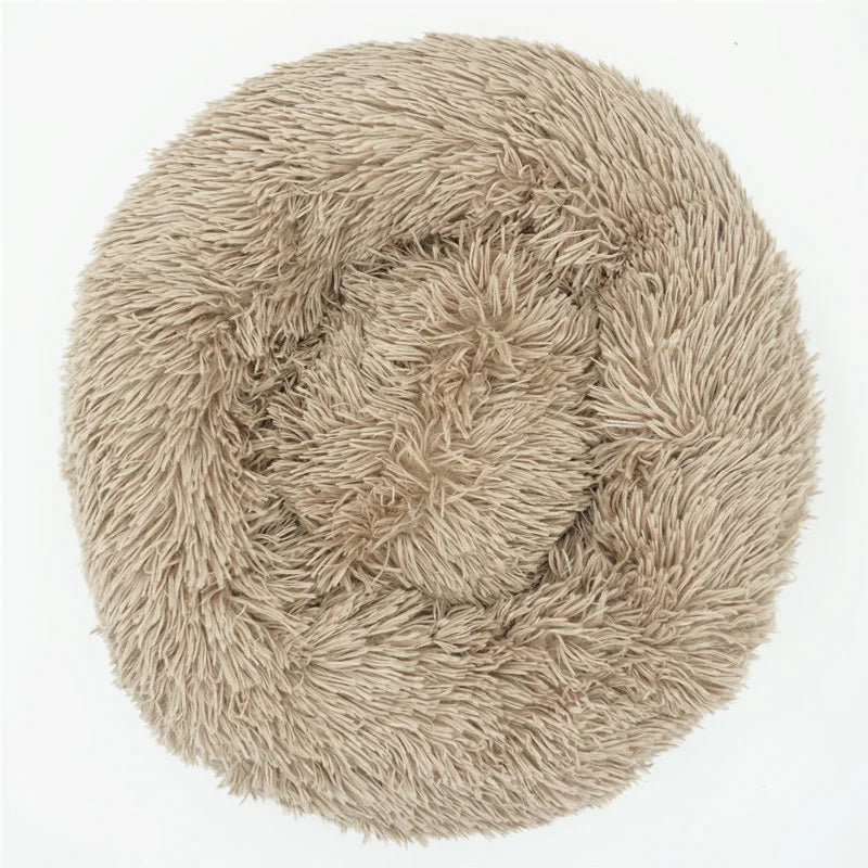 Lit Donut Apaisant pour Chien & Chat — Rond, Moelleux, Tailles XS à 110 cm