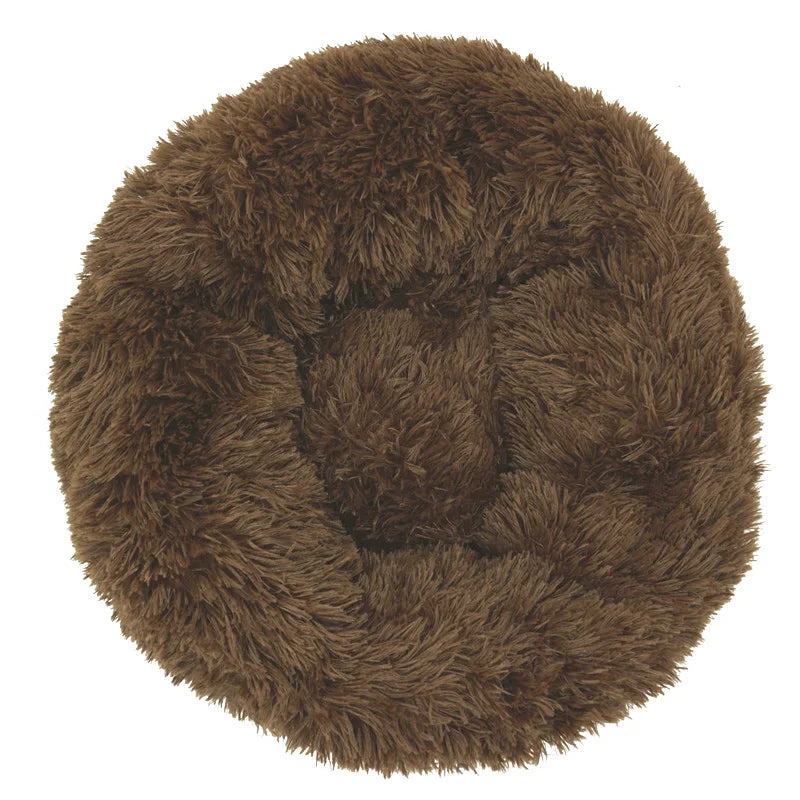 Lit Donut Apaisant pour Chien & Chat — Rond, Moelleux, Tailles XS à 110 cm