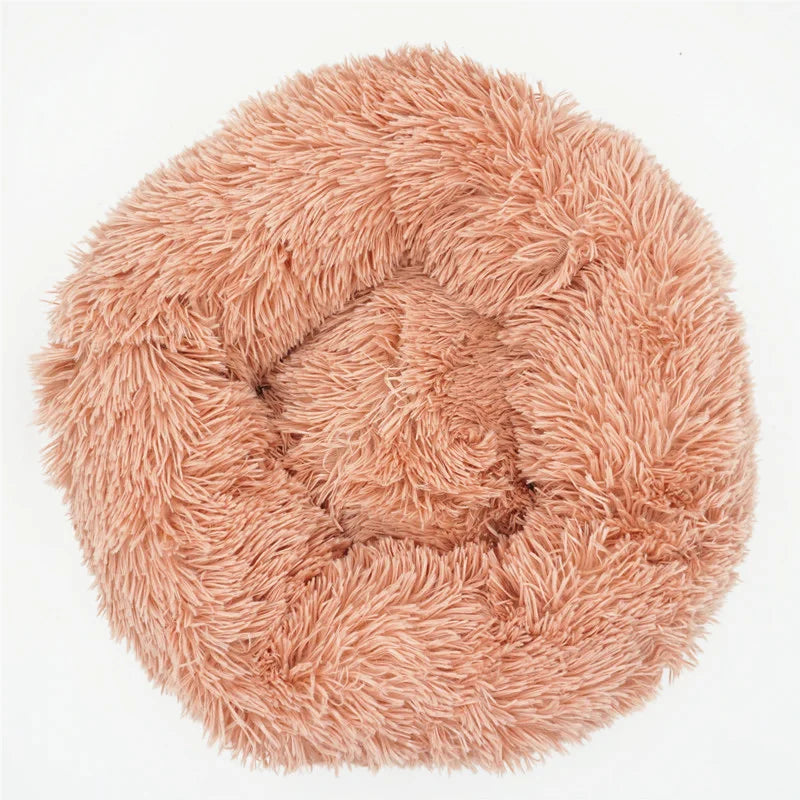 Lit Donut Apaisant pour Chien & Chat — Rond, Moelleux, Tailles XS à 110 cm