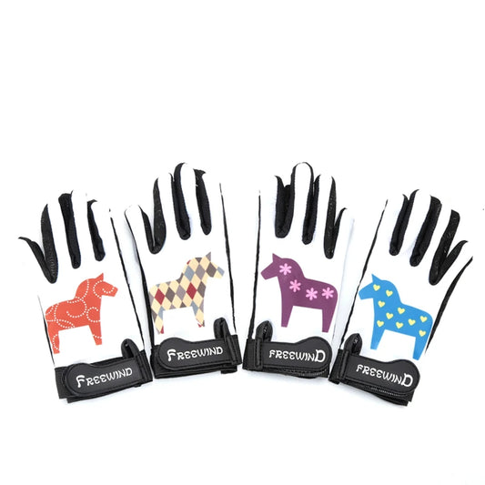 Gants d'équitation pour enfants en gel de silice antidérapants