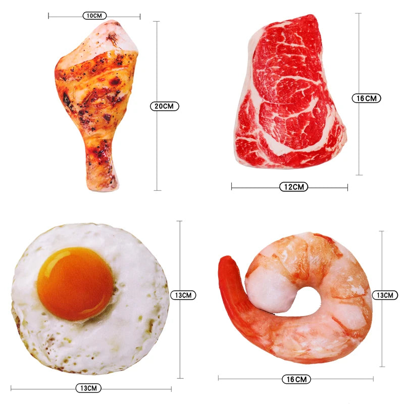 Jouet de Simulation pour chien, jeu amusant, chiot, grincement, pomme de terre, poulet, saucisse, conception d'os, jouets en peluche pour petits chiens