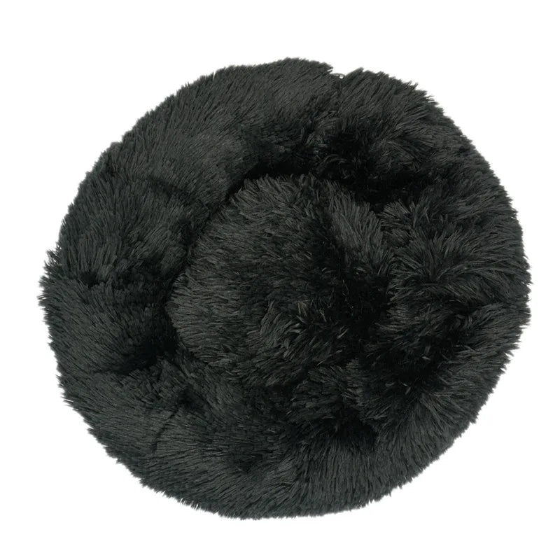 Lit Donut Apaisant pour Chien & Chat — Rond, Moelleux, Tailles XS à 110 cm