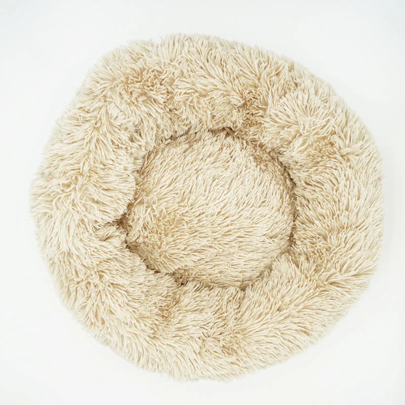 Lit Donut Apaisant pour Chien & Chat — Rond, Moelleux, Tailles XS à 110 cm