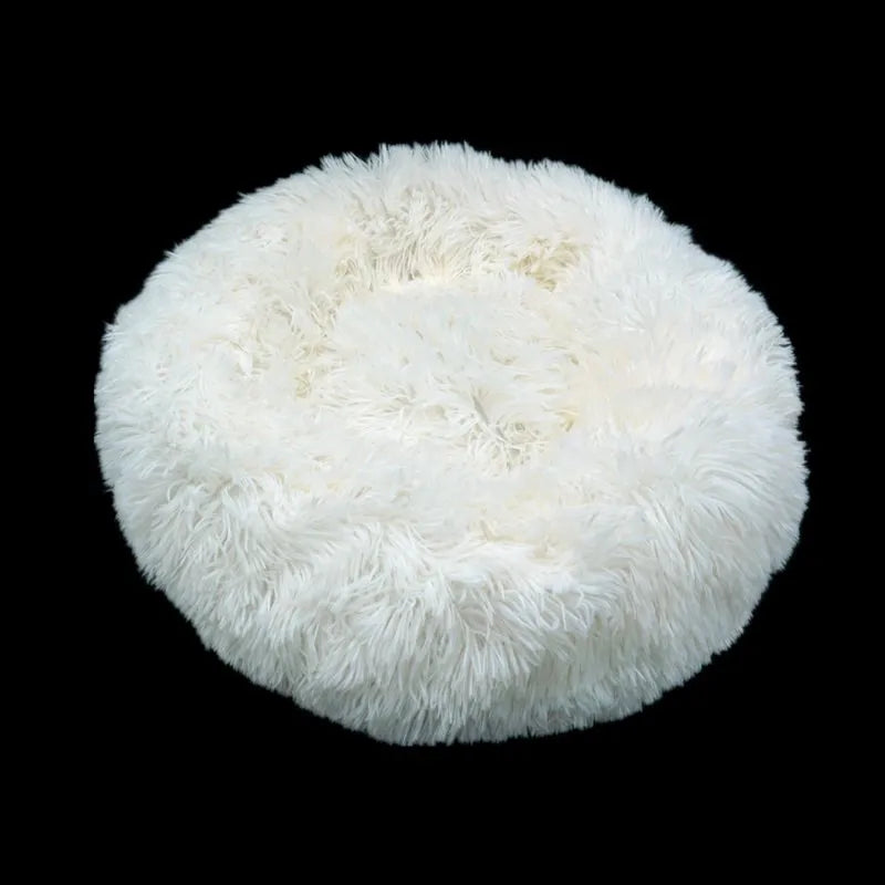 Lit Donut Apaisant pour Chien & Chat — Rond, Moelleux, Tailles XS à 110 cm