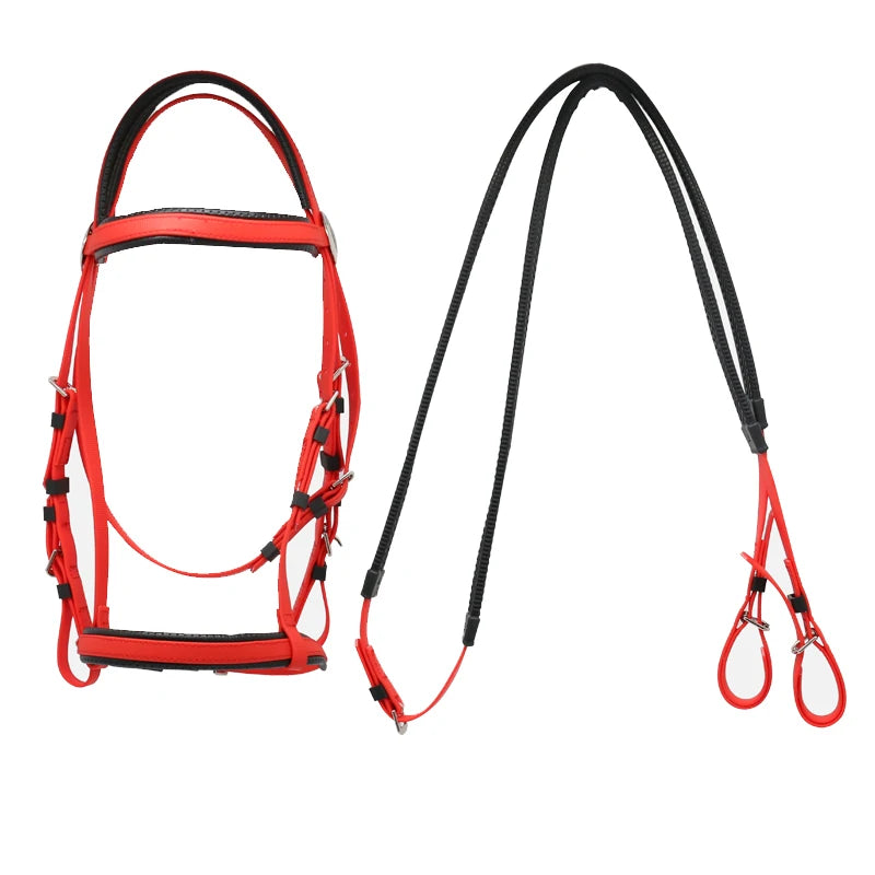 Bride complète pour cheval – Nylon PVC résistant au froid