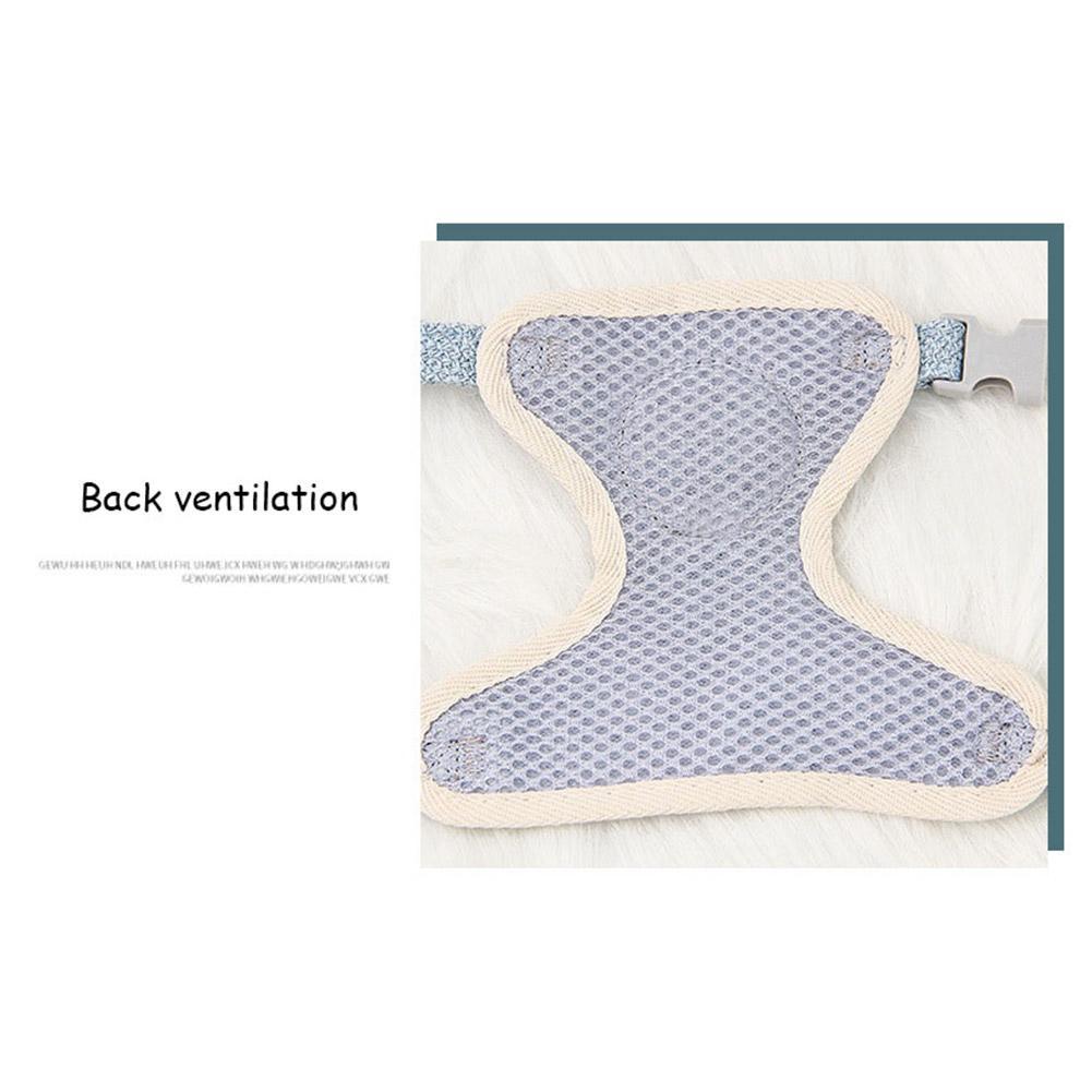 Joli petit gilet pour animaux de compagnie, sangle de poitrine, laisse pour chien, corde de Traction, marche, chien, chat, lapin, harnais, collier de caniche, accessoires pour chiens