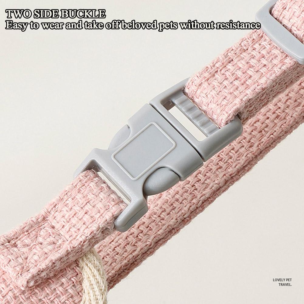 Joli petit gilet pour animaux de compagnie, sangle de poitrine, laisse pour chien, corde de Traction, marche, chien, chat, lapin, harnais, collier de caniche, accessoires pour chiens