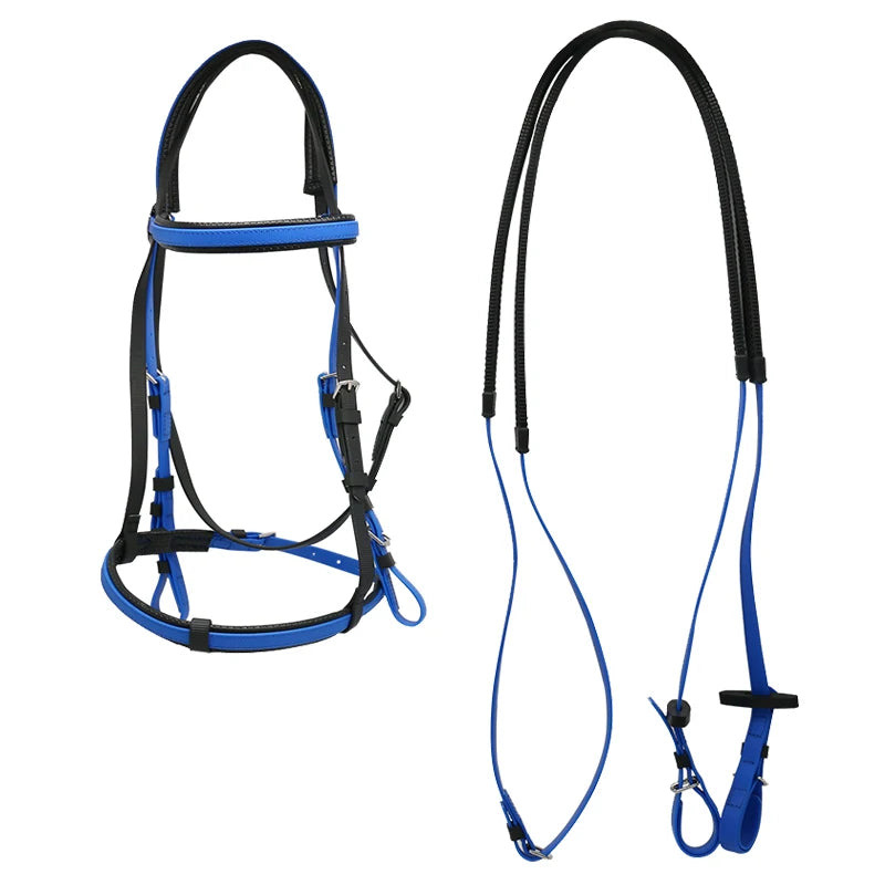 Bride complète pour cheval – Nylon PVC résistant au froid