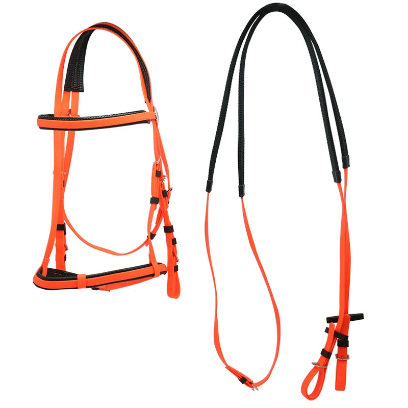 Bride complète pour cheval – Nylon PVC résistant au froid