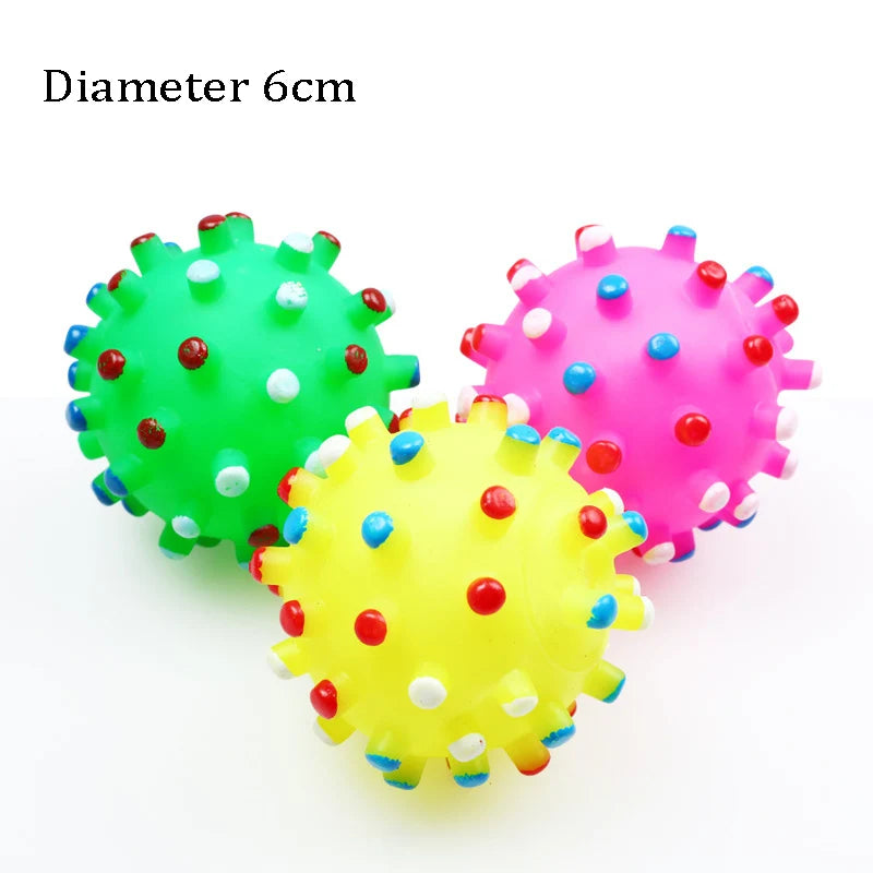Balle Couinante pour Chiot & Petit Chien – 6 cm, 17 Modèles, Jouet à Mâcher XLeiPet