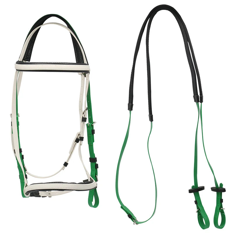 Bride complète pour cheval – Nylon PVC résistant au froid