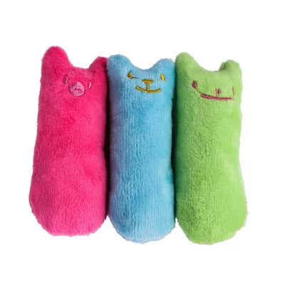 Jouet à Mâcher à l'Herbe-aux-Chats en Peluche – 6 Couleurs
