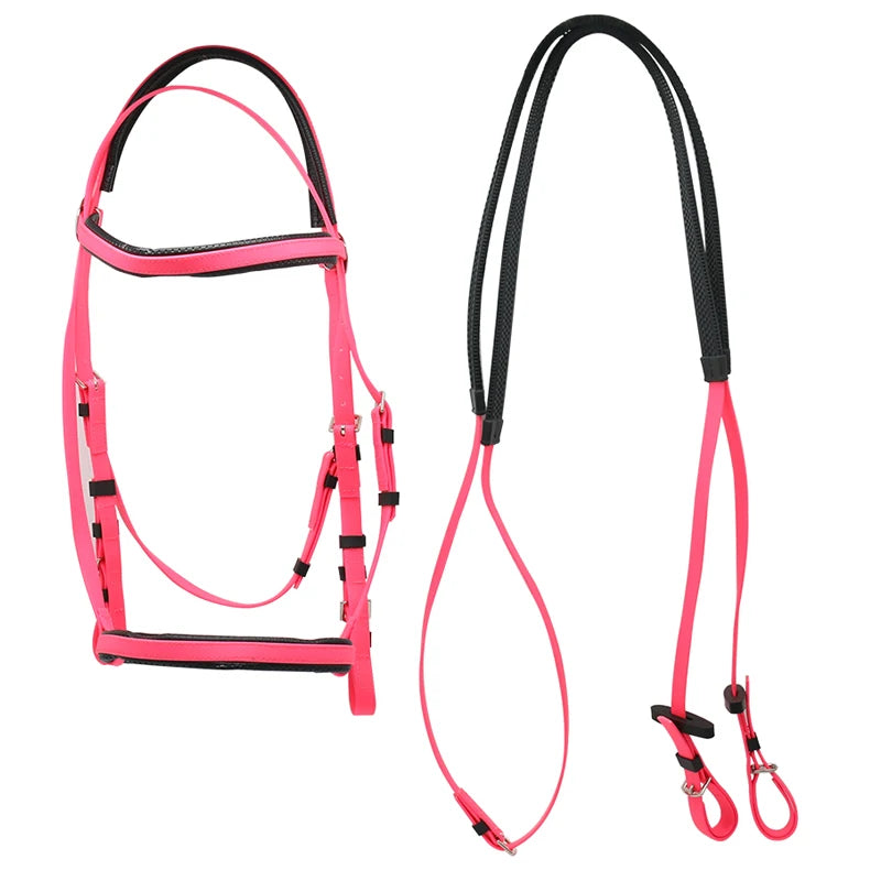 Bride complète pour cheval – Nylon PVC résistant au froid
