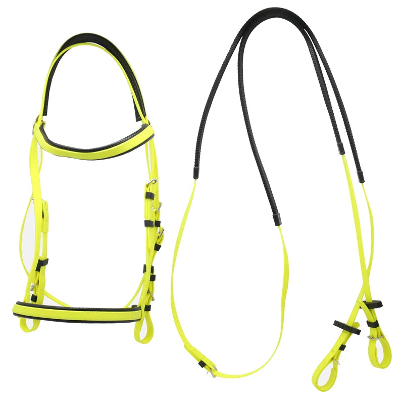 Bride complète pour cheval – Nylon PVC résistant au froid