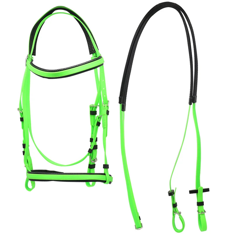 Bride complète pour cheval – Nylon PVC résistant au froid