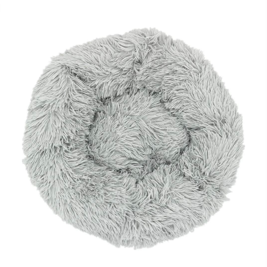 Lit Donut Apaisant pour Chien & Chat — Rond, Moelleux, Tailles XS à 110 cm