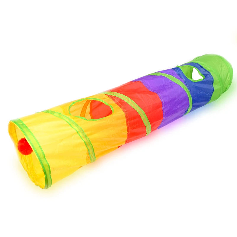 Tunnel pliable pour chat et chiot