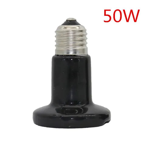 Ampoule Chauffante Céramique pour Reptiles – E27, 25W à 100W