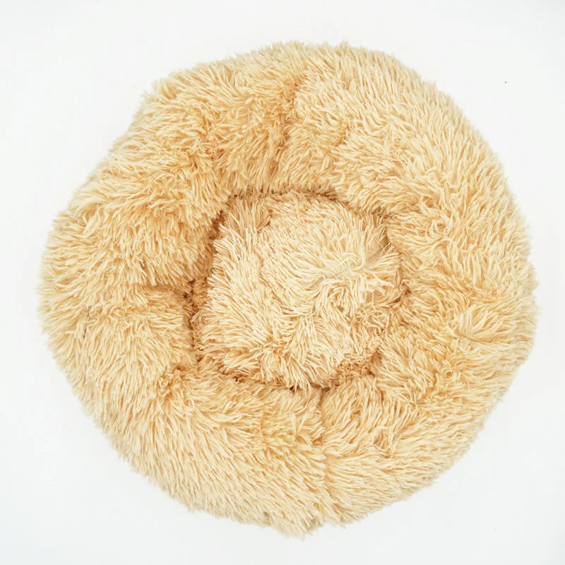 Lit Donut Apaisant pour Chien & Chat — Rond, Moelleux, Tailles XS à 110 cm