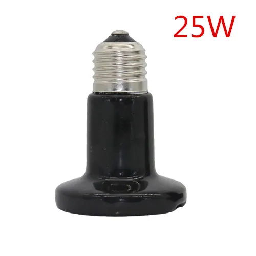 Ampoule Chauffante Céramique pour Reptiles – E27, 25W à 100W
