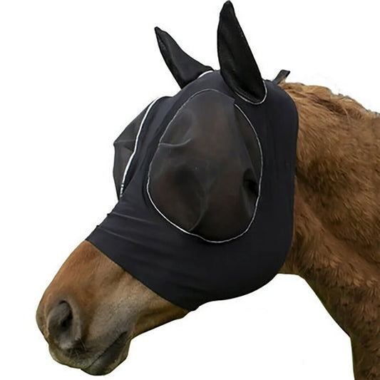 Cagoule anti-moustiques respirante pour cheval – 6 coloris