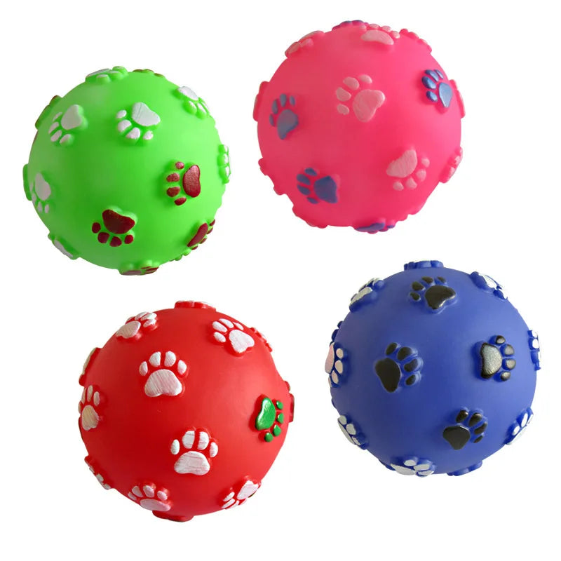 Balle Couinante pour Chiot & Petit Chien – 6 cm, 17 Modèles, Jouet à Mâcher XLeiPet