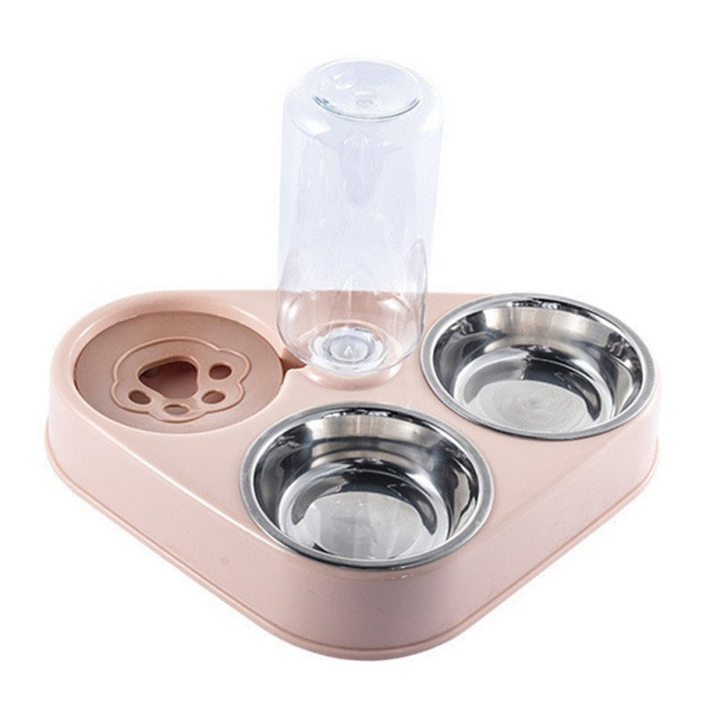 Gamelle double inox 500 ml avec bouteille automatique
