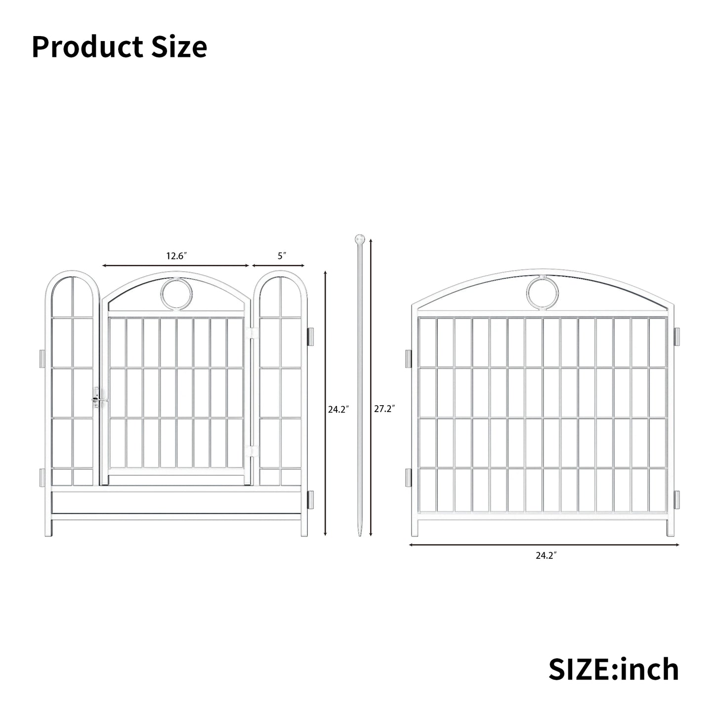 Parc d'Exercice en Métal pour Chien & Chiot | Intérieur & Extérieur avec Portes