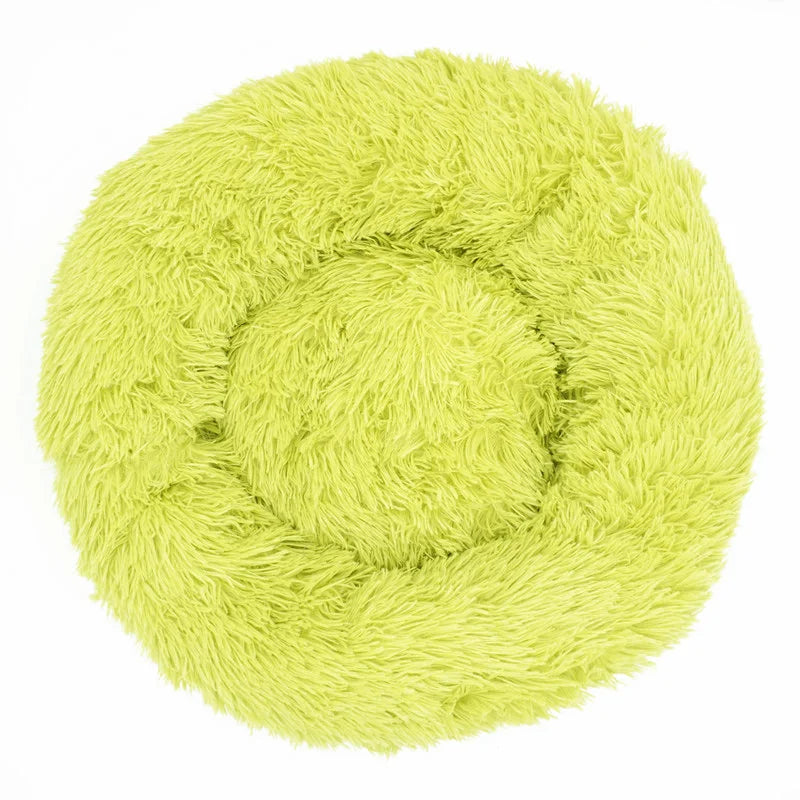 Lit Donut Apaisant pour Chien & Chat — Rond, Moelleux, Tailles XS à 110 cm