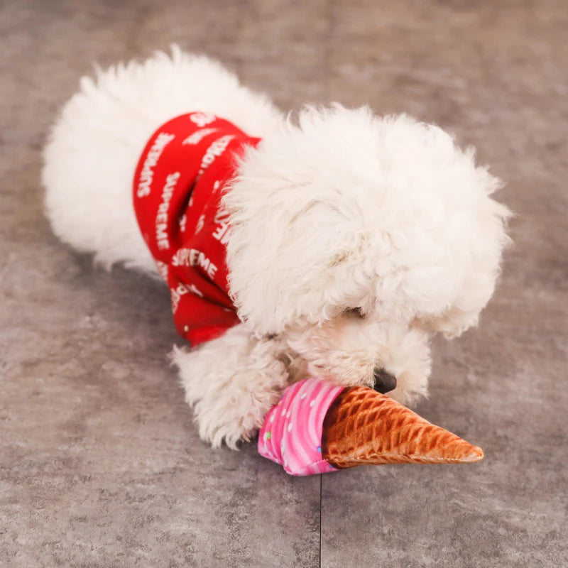 Jouet de Simulation pour chien, jeu amusant, chiot, grincement, pomme de terre, poulet, saucisse, conception d'os, jouets en peluche pour petits chiens