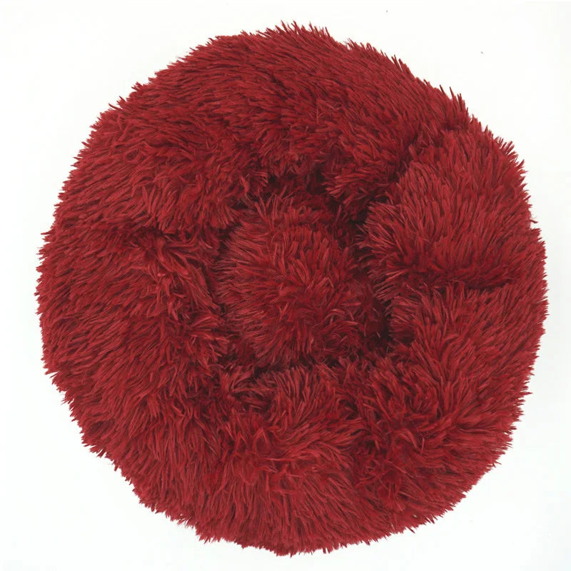 Lit Donut Apaisant pour Chien & Chat — Rond, Moelleux, Tailles XS à 110 cm