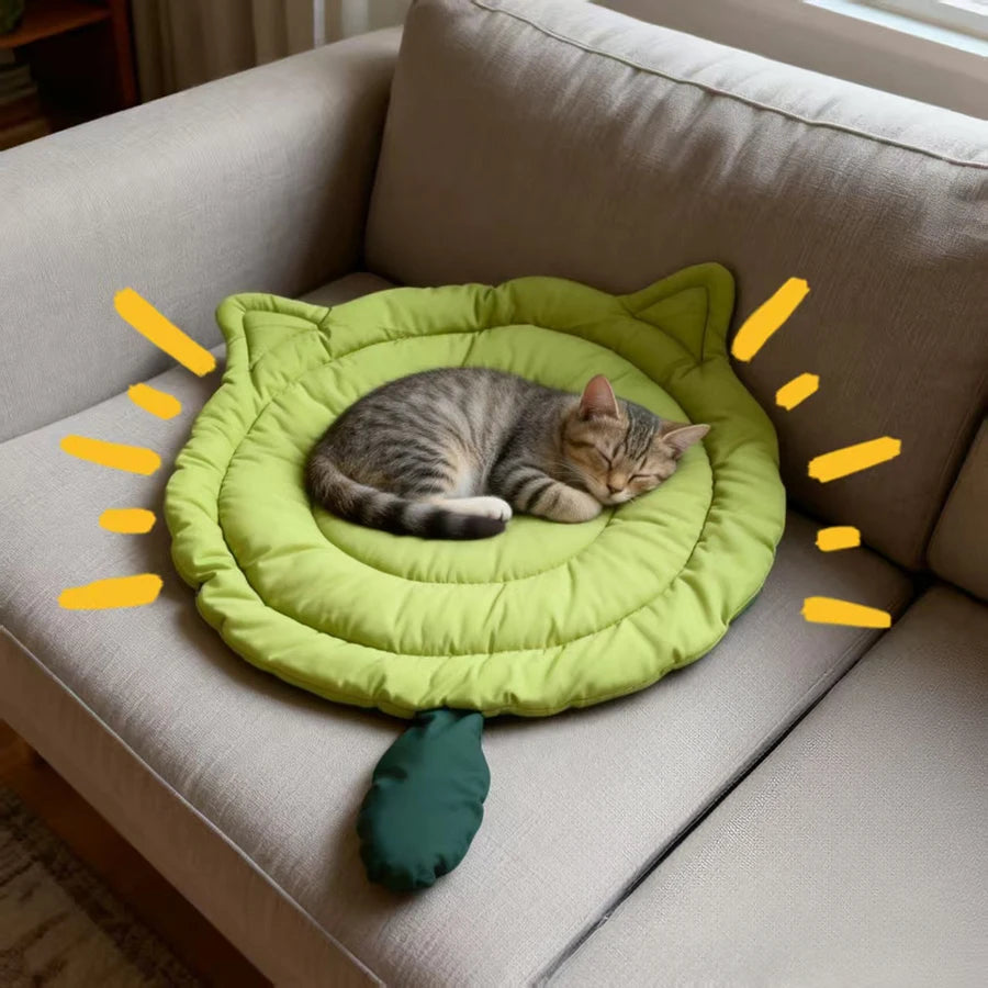 Coussin de couchage pour chien et chat — Doux, respirant, lavable